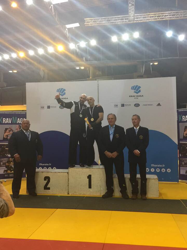Club ABCC Nice Krav Maga Victoire de self defense podiuim
